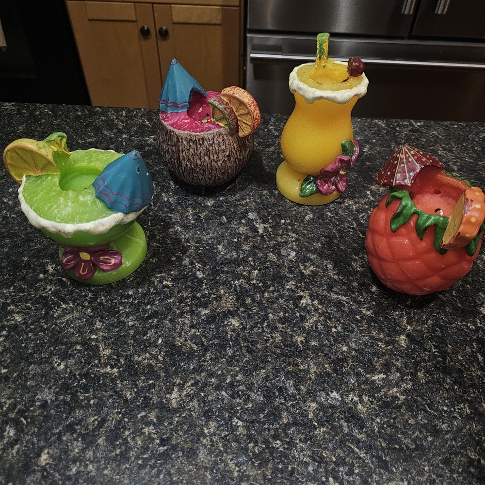 Vintage Fancy Drink Candles